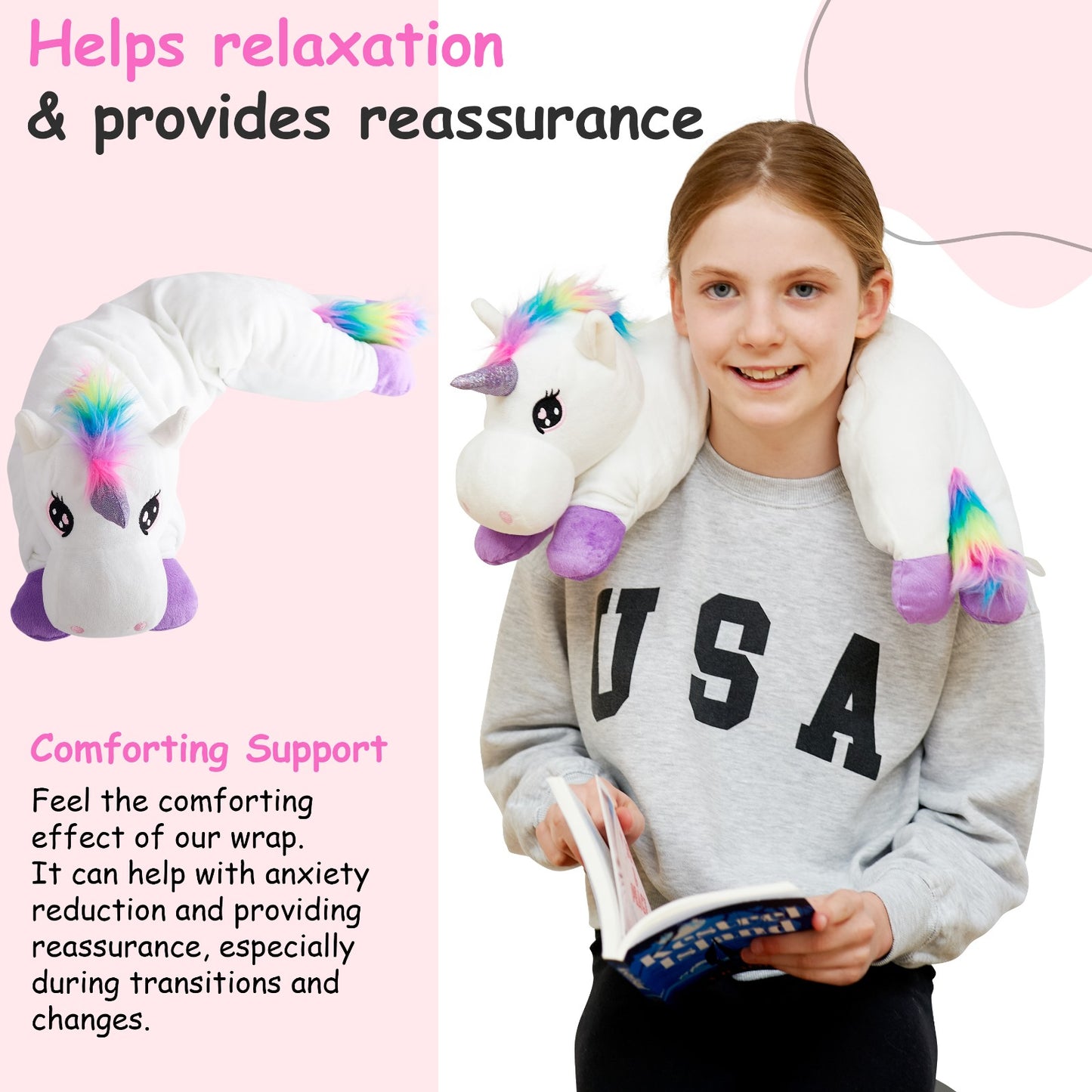 Unicorn Weighted 2lb Pad for shoulders or Lap