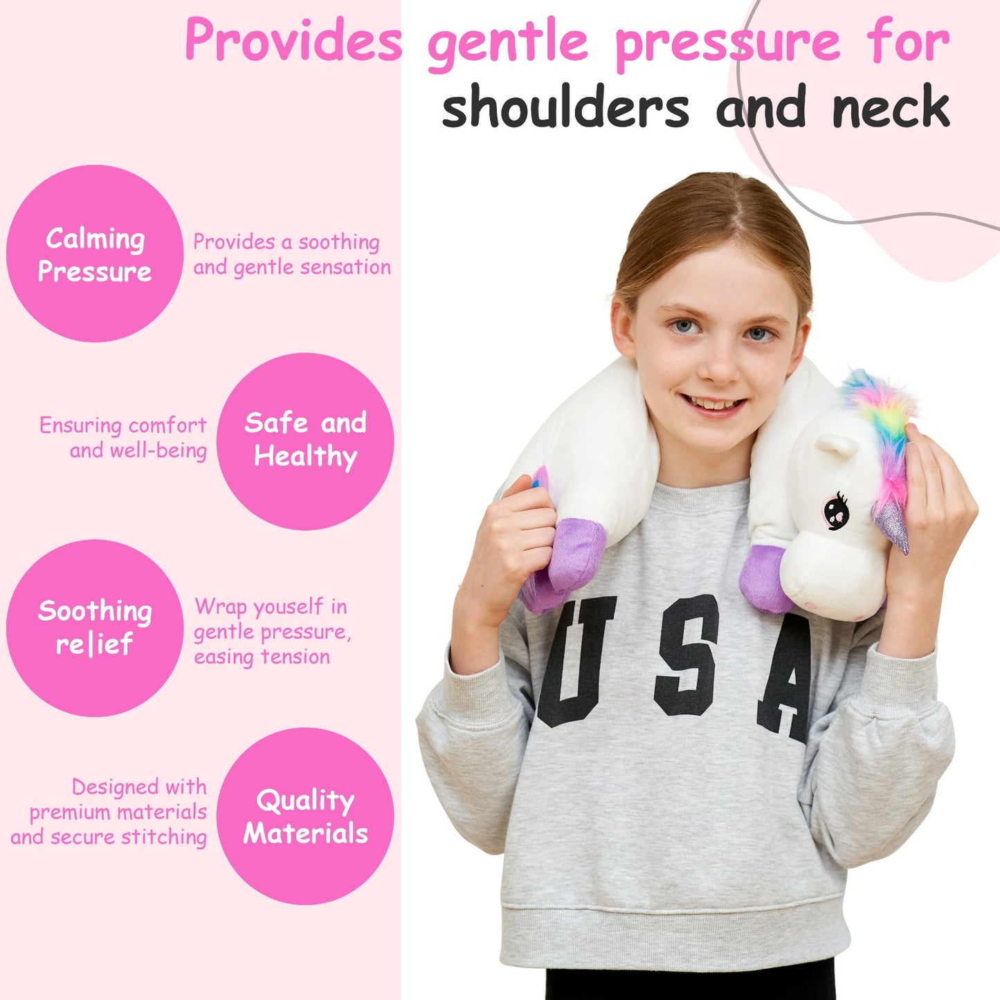 Unicorn Weighted 2lb Pad for shoulders or Lap