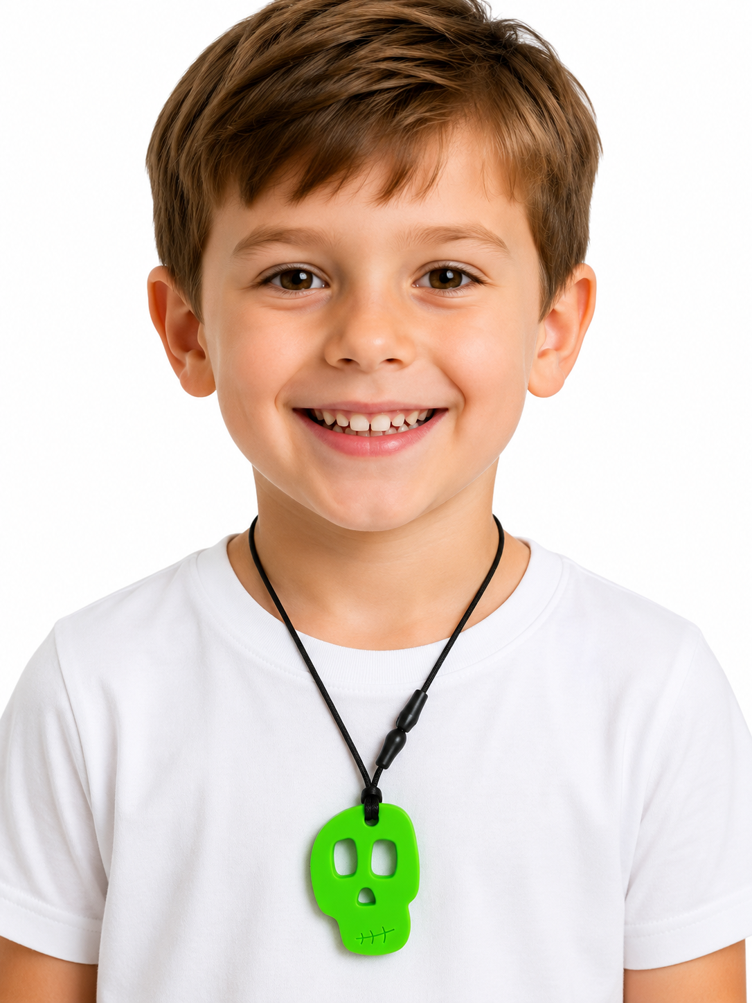 Skull Sensory Silicone Chew Necklace