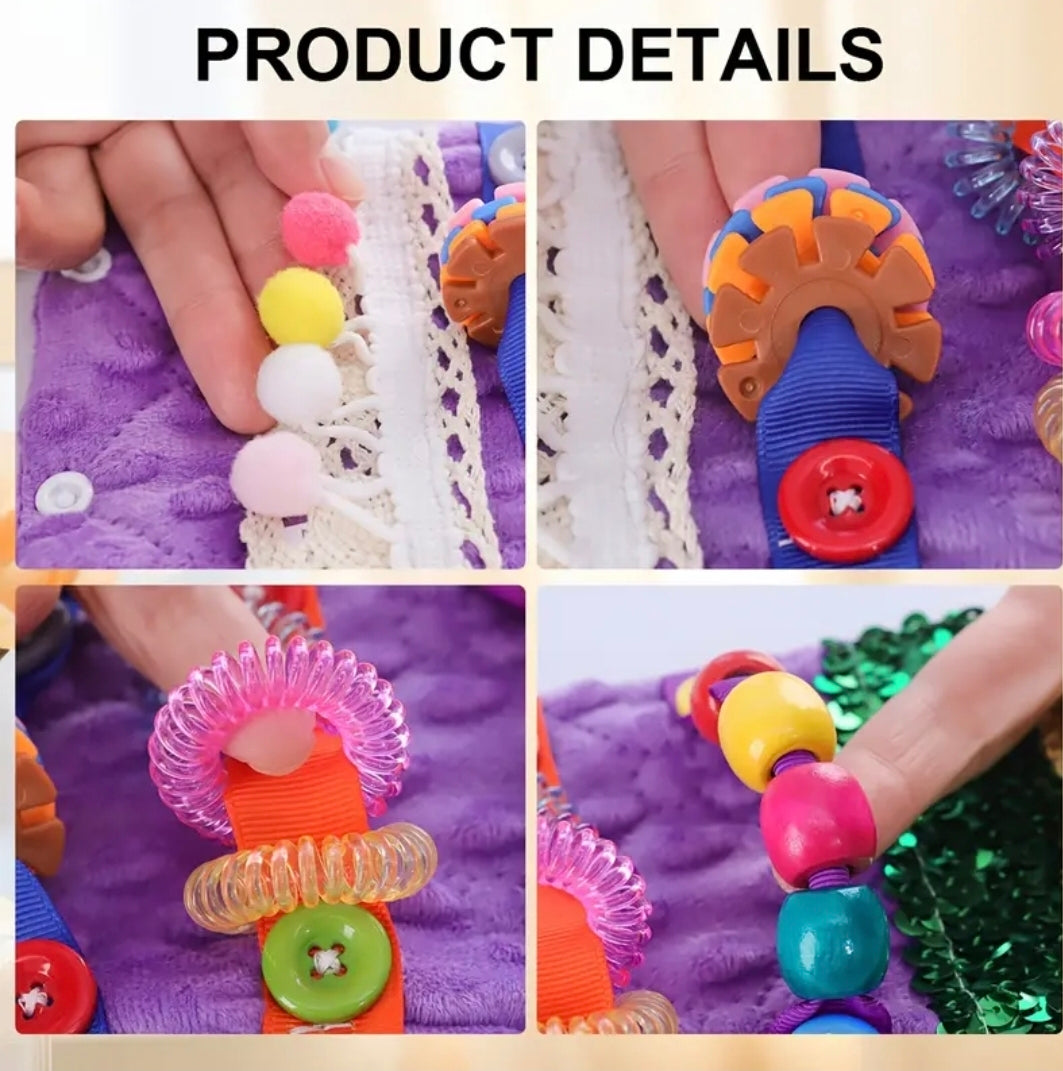 Alzheimer's Soothing Wristband, Sensory Stimulation Bracelet for Alzheimer's Patients, Colorful Bead Press Buttons to Relieve Anxiety