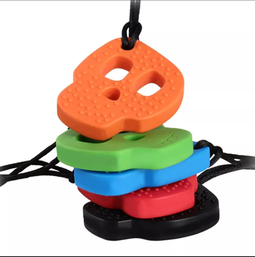 Silicone hot sale chew necklace