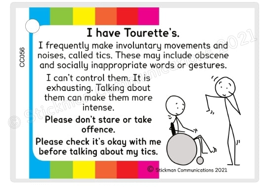 Tourettes Card