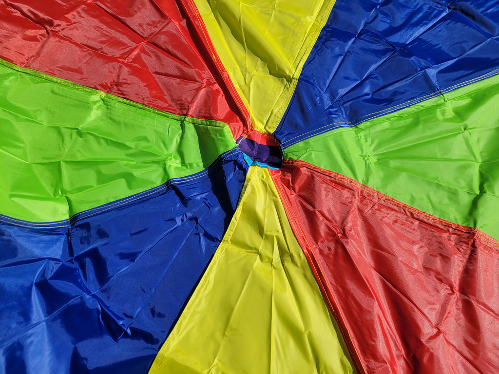 Childrens Parachute-Exercise, Team building, Playing Games, Turn Taking