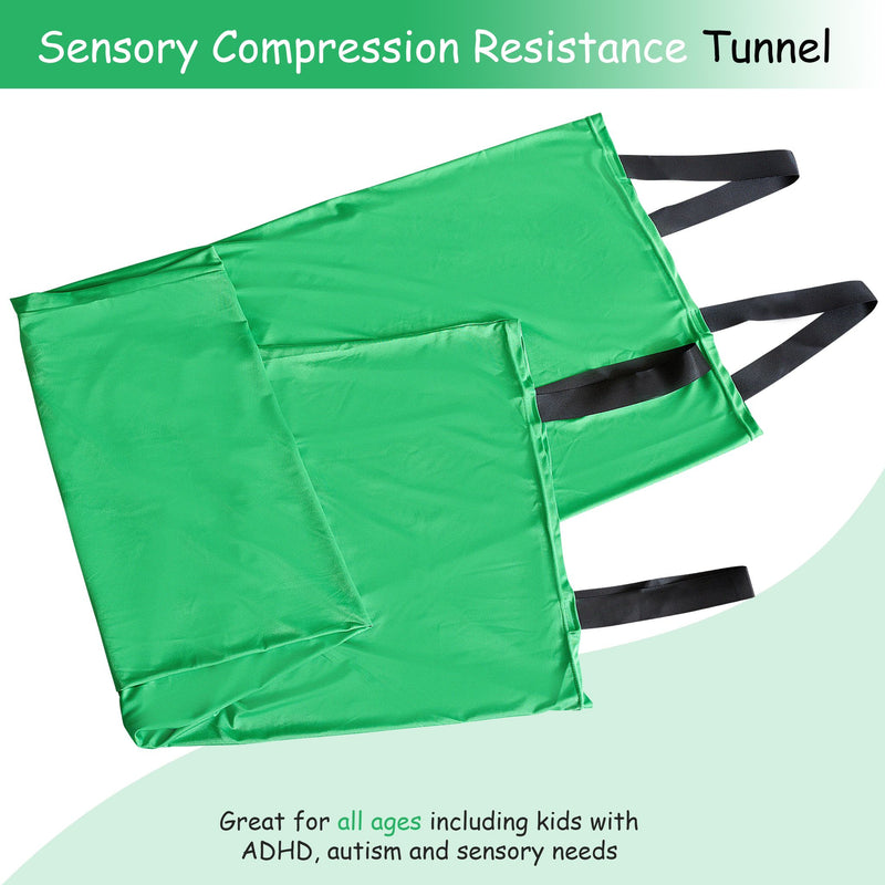 Sensory Compression Resistance Tunnel-Ideal for vestibular and proprioceptive Input-core/Neck/Upper Extremity Strength, and Body Awareness -Available in 2 sizes
