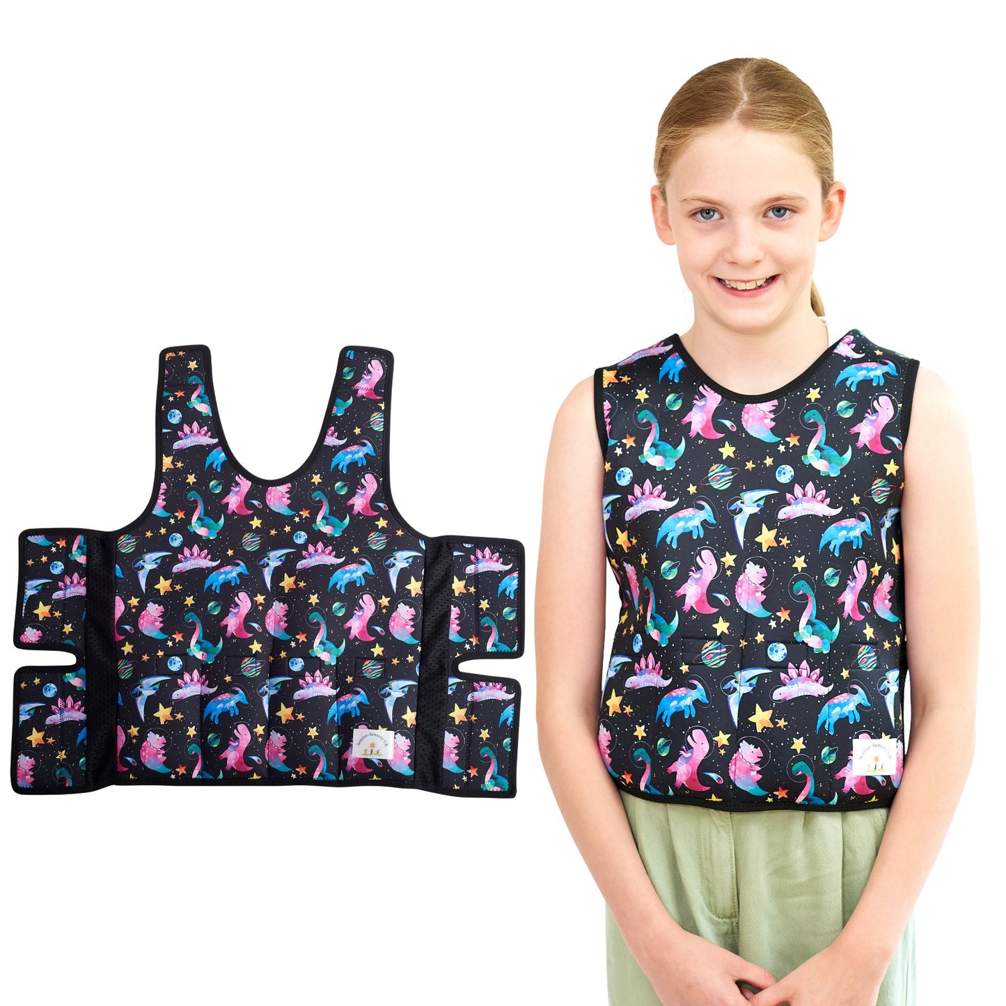 Deep Pressure Therapy Compression Vest (Just like a hug) for Integration Autism and Processing Disorder-Available in 3 sizes