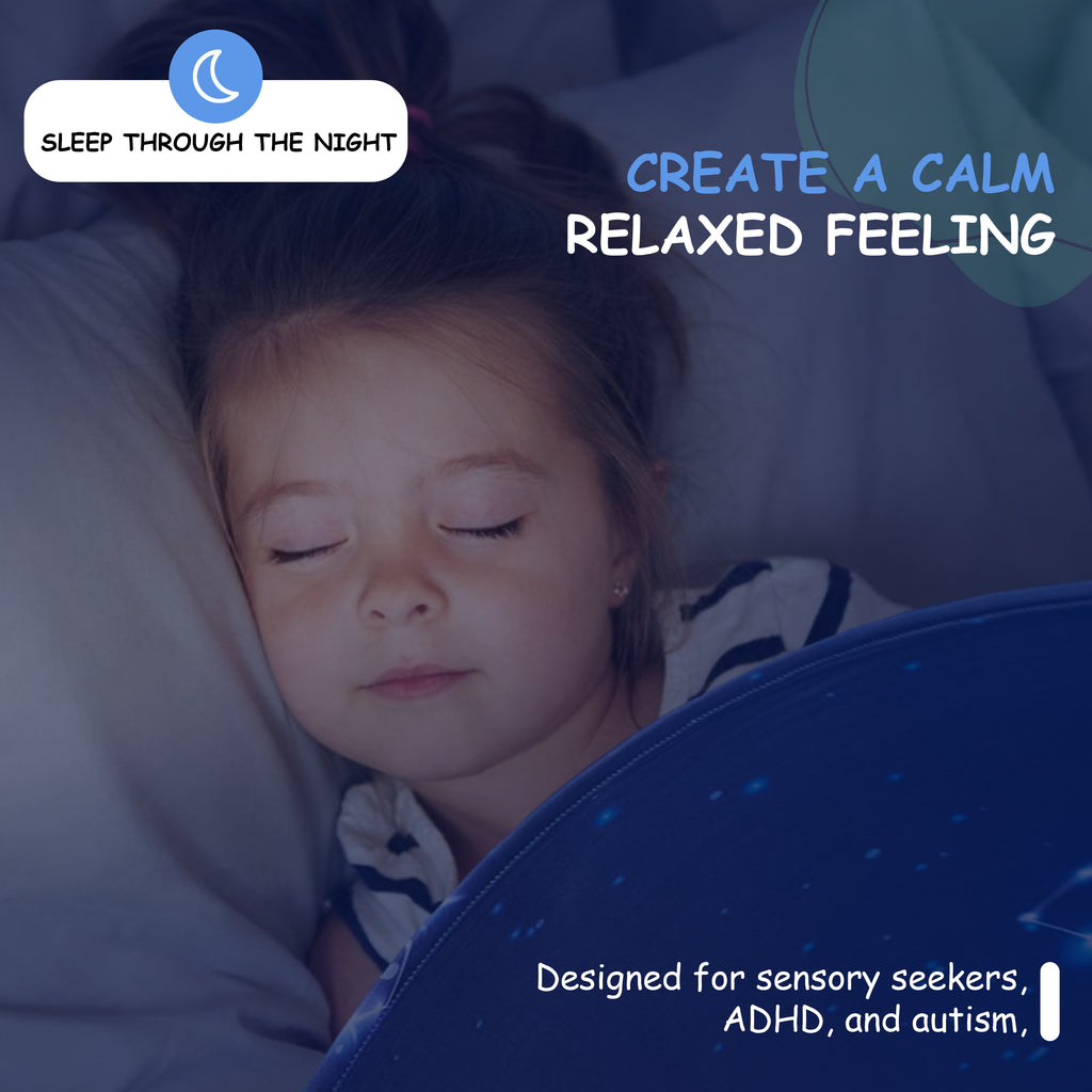 Stars Sensory Compression bed sheet-Toddler-Single-Double Size