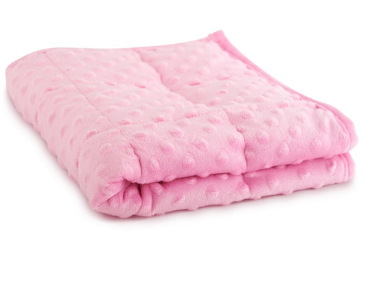 3lb Minky Weighted Lap Pad in Blue or Pink 48x53cm