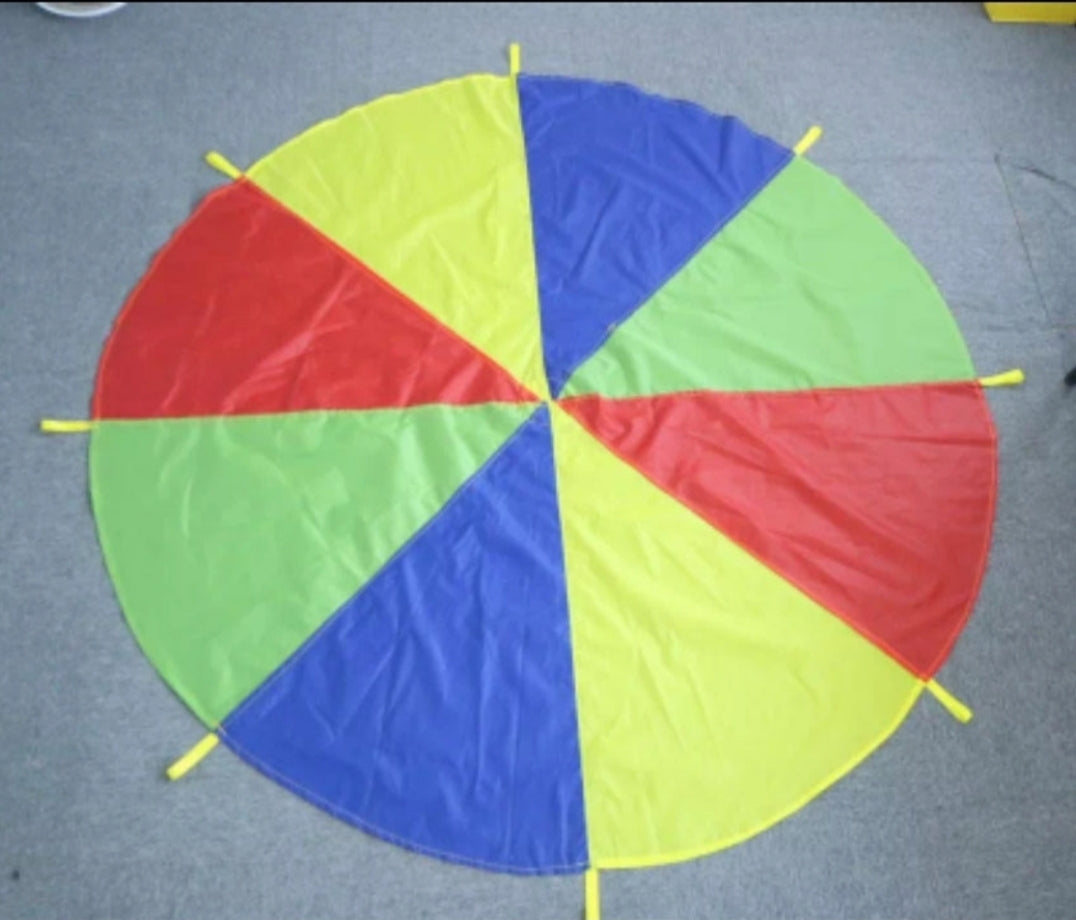 Childrens Parachute-Exercise, Team building, Playing Games, Turn Taking
