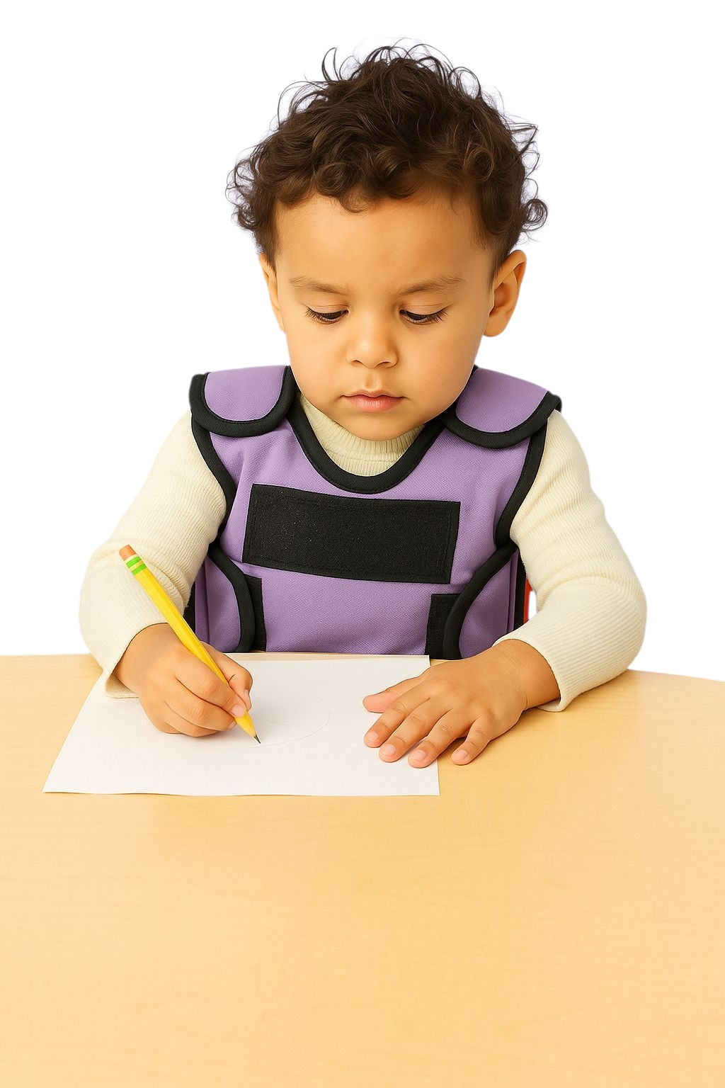 Lavender Weighted Adjustable Compression Vest-Deep Pressure for Children age 2-10+