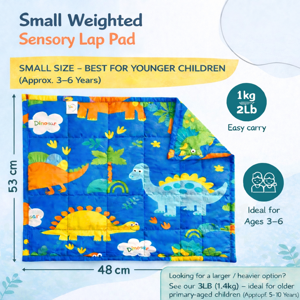 2lb Dinosaur Weighted Lap Pad 48x53cm