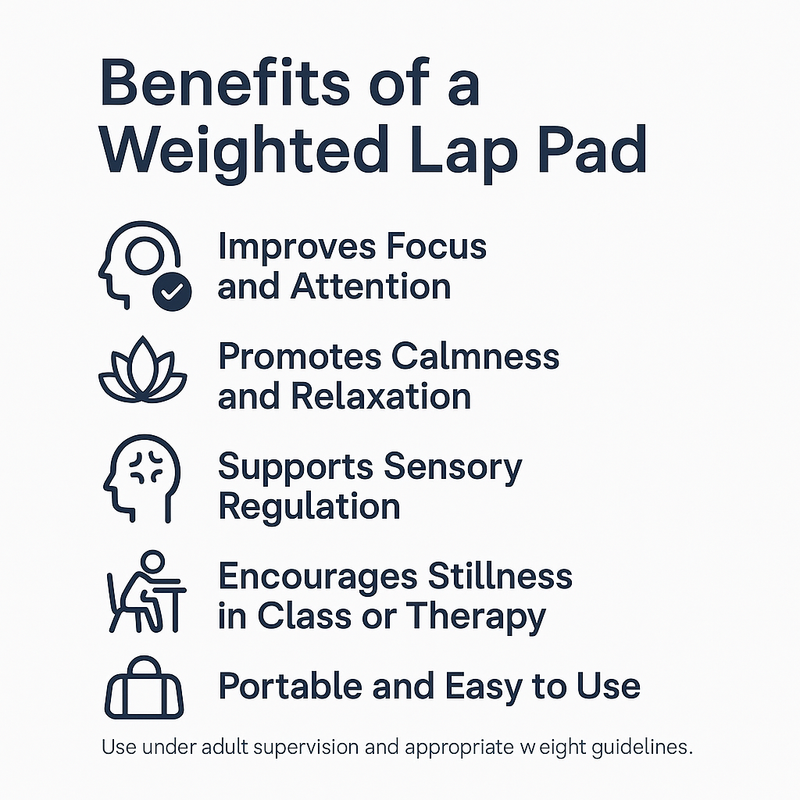 Grey Weighted Lap Pad 5lb available