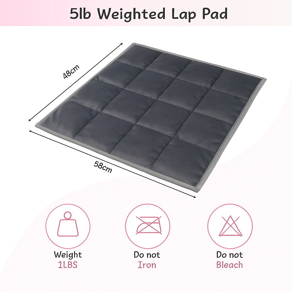Grey Weighted Lap Pad 5lb available