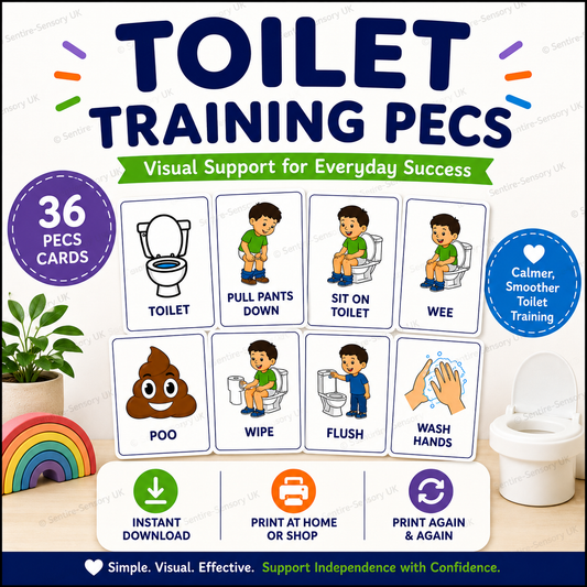 Toilet Training PECS Cards – Digital Download