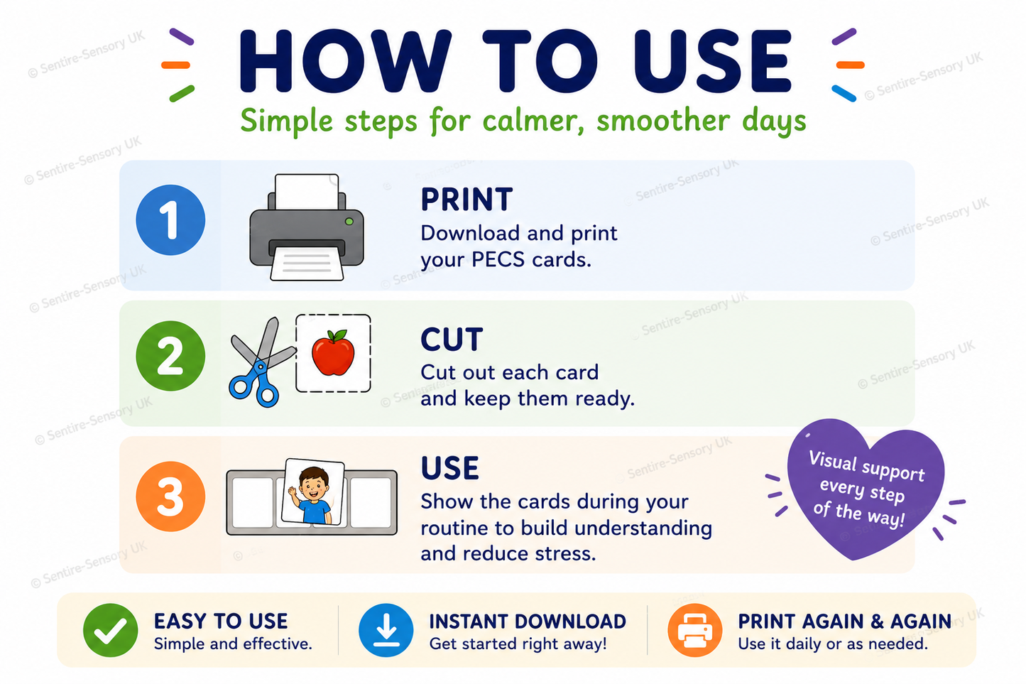 Home PECS Cards Printable | Visual Communication & Routine Support | Digital Download