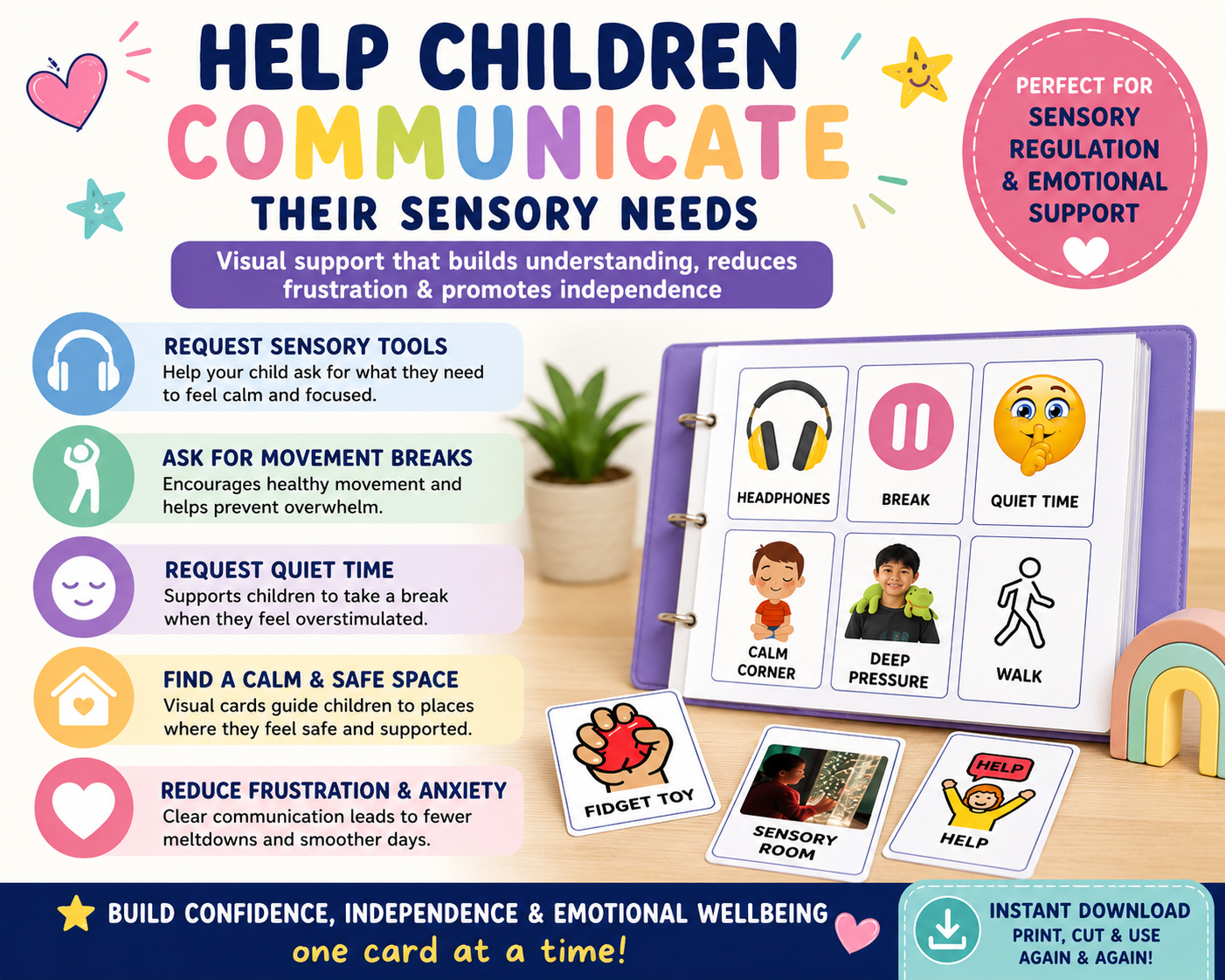Sensory Support PECS - Digital Download