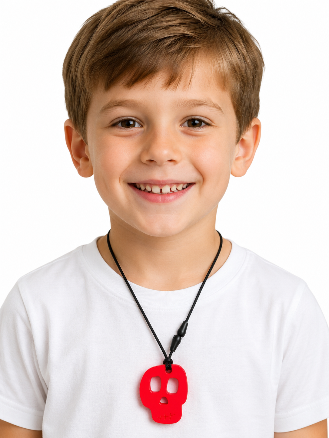 Skull Sensory Silicone Chew Necklace