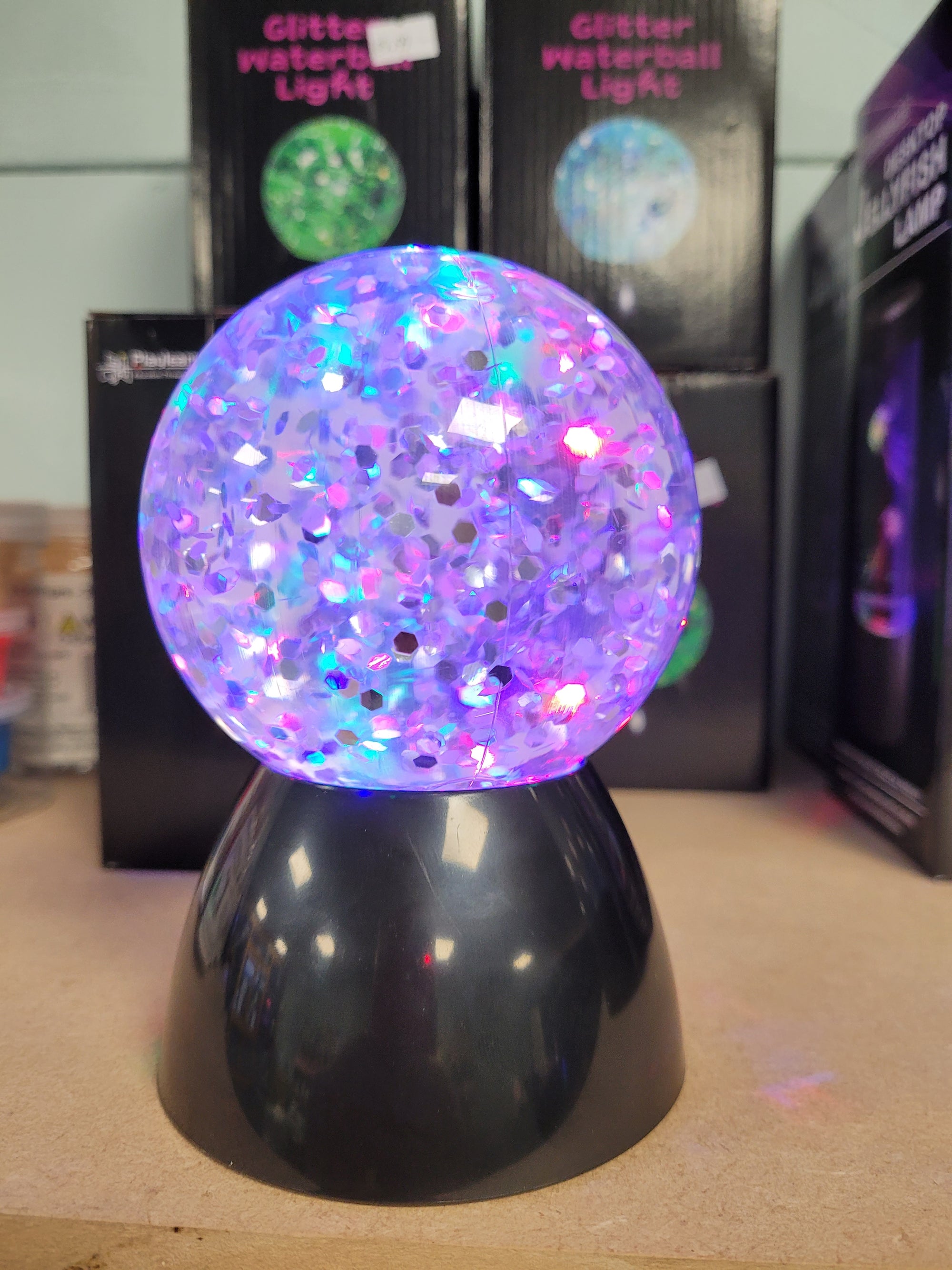 Sensory Glitter Waterball Light