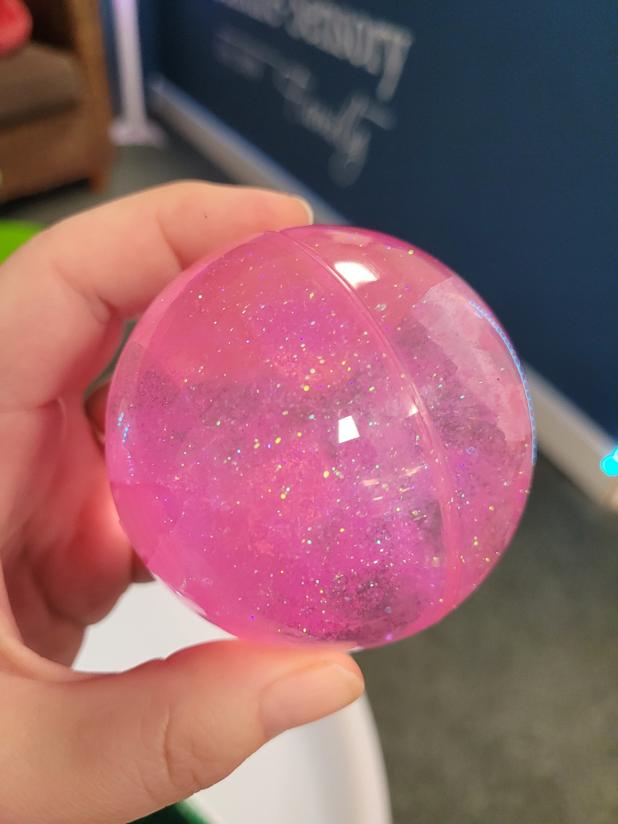 Sensory Rainbow Glitter Balls
