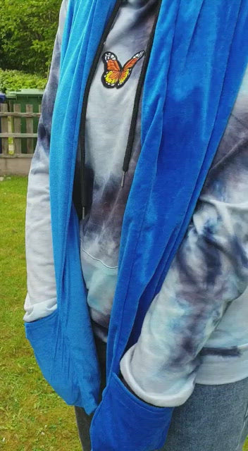 2lb Weighted Fashion Scarf with Two Pockets-Ideal for those requiring weighted therapy