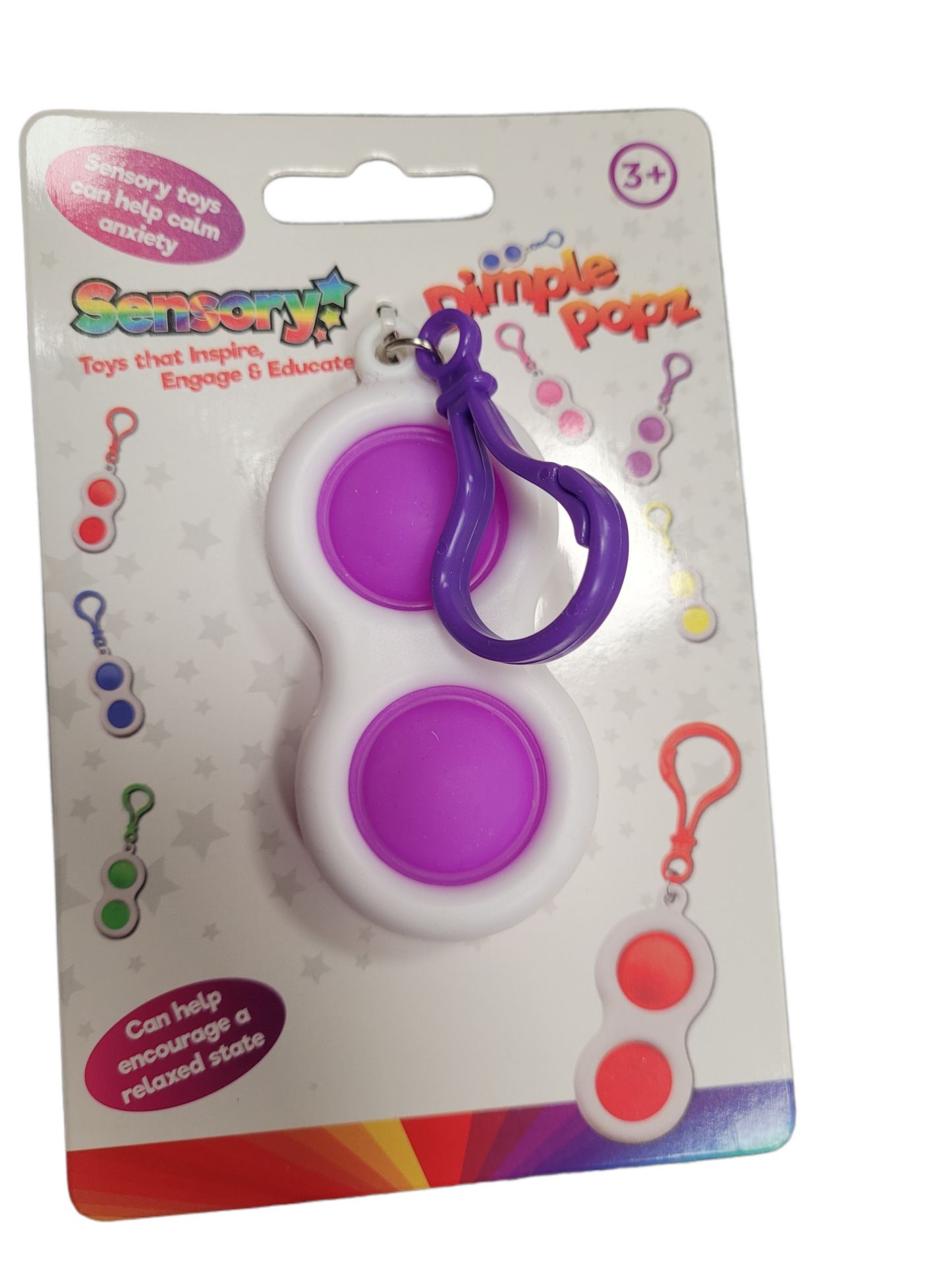 DIMPLE 2 POP SENSORY TOY KEYRING