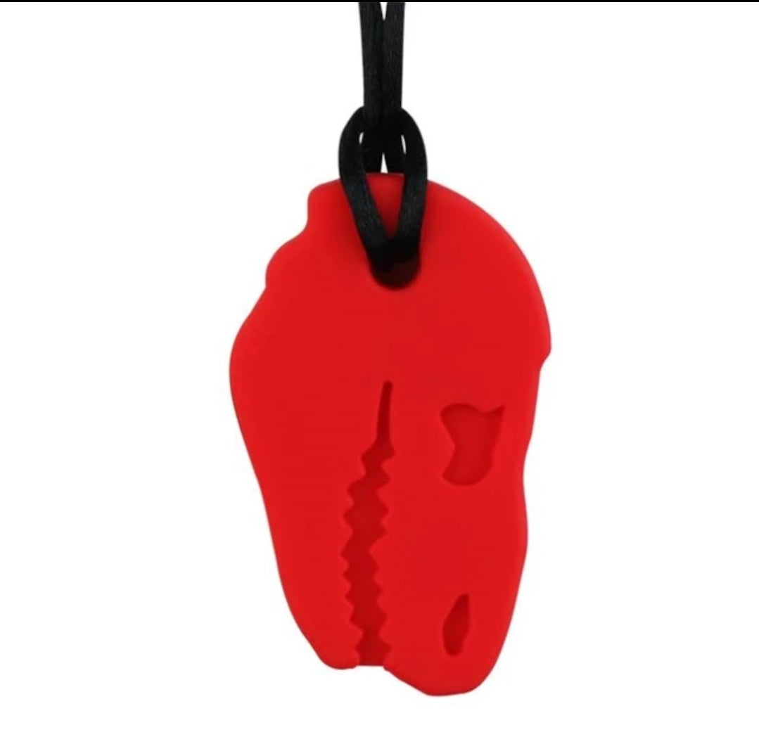 Dino Sensory Silicone Chew Necklace