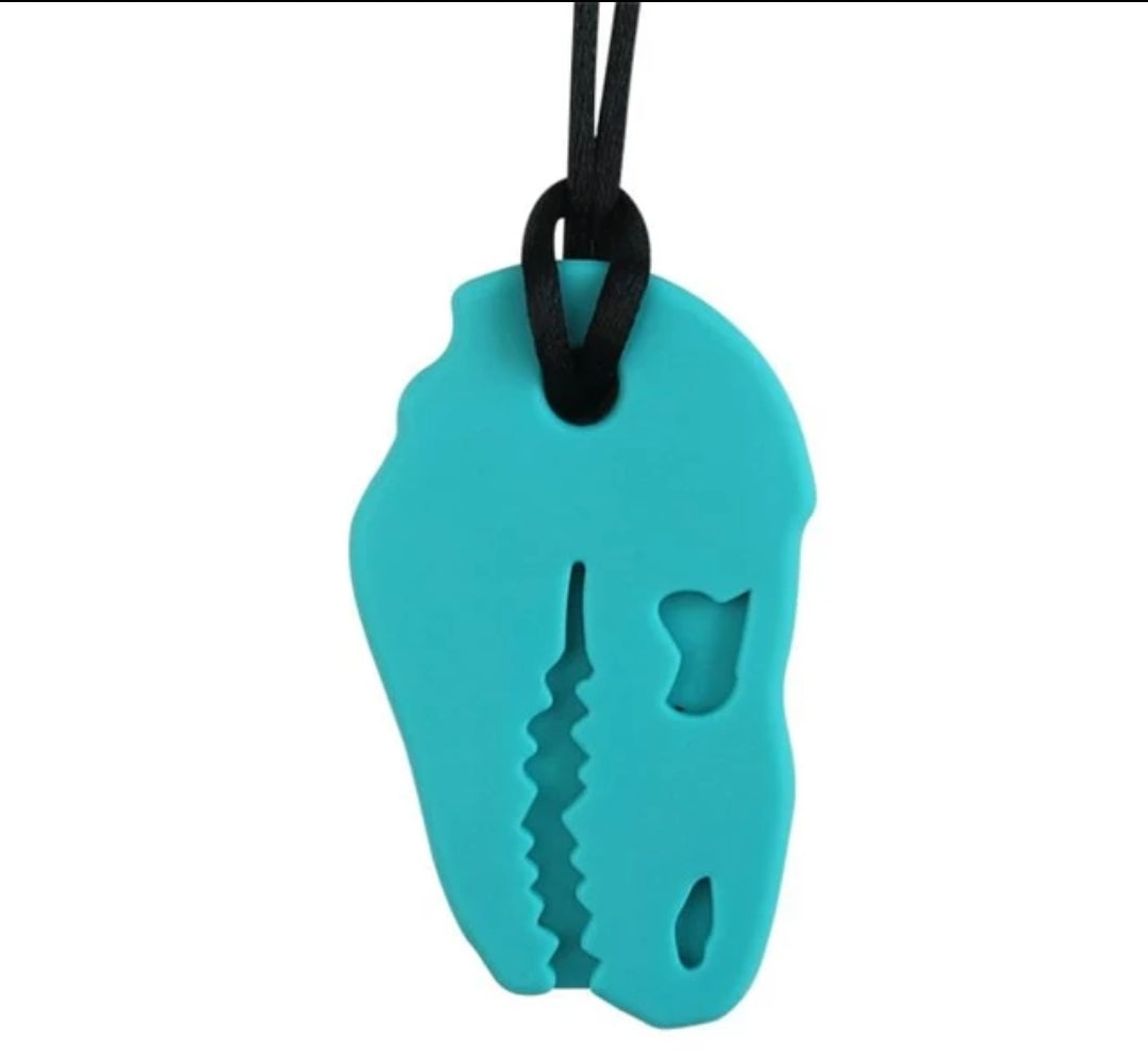 Dino Sensory Silicone Chew Necklace