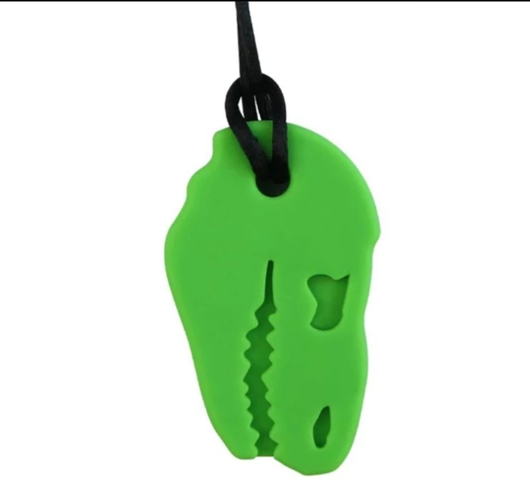 Dino Sensory Silicone Chew Necklace