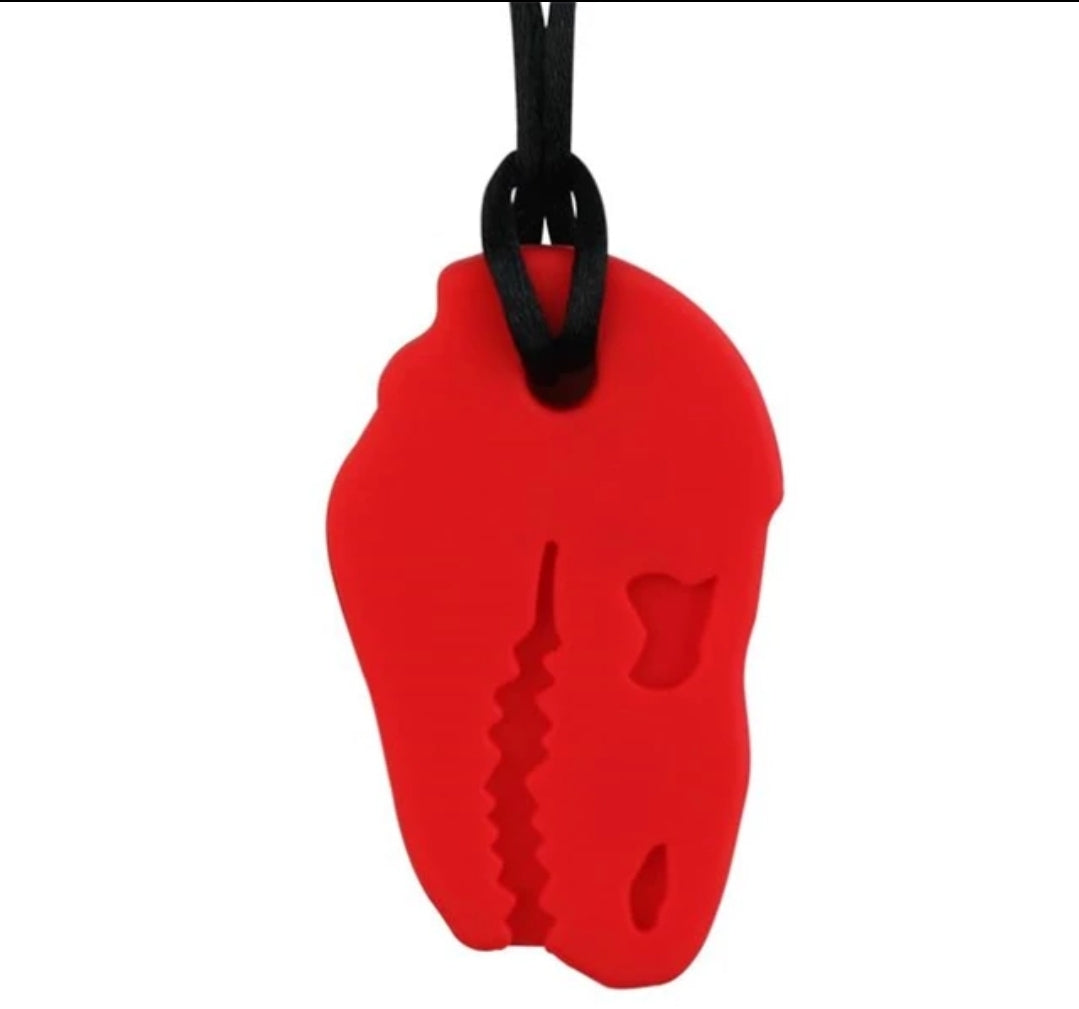 Dino Sensory Silicone Chew Necklace