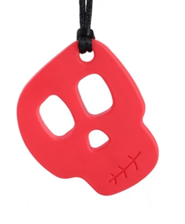 Skull Sensory Silicone Chew Necklace