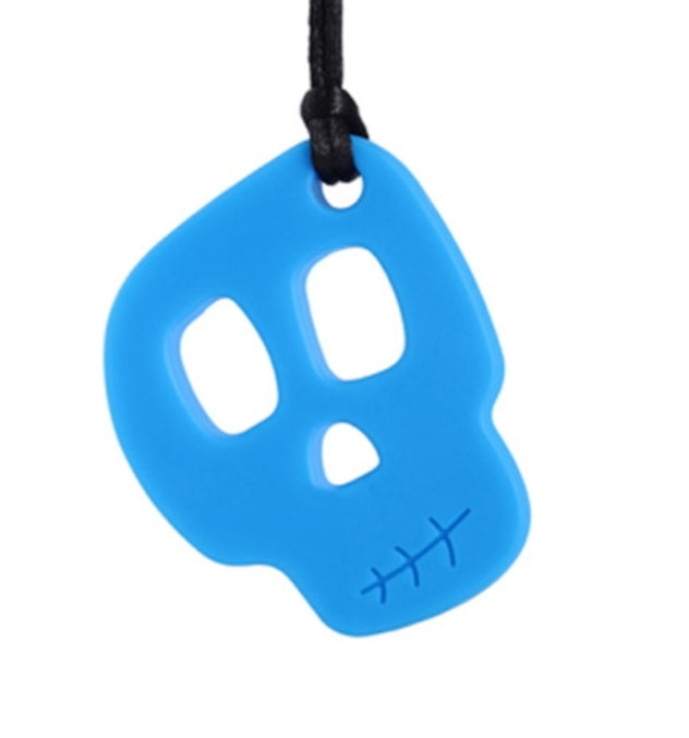 Skull Sensory Silicone Chew Necklace
