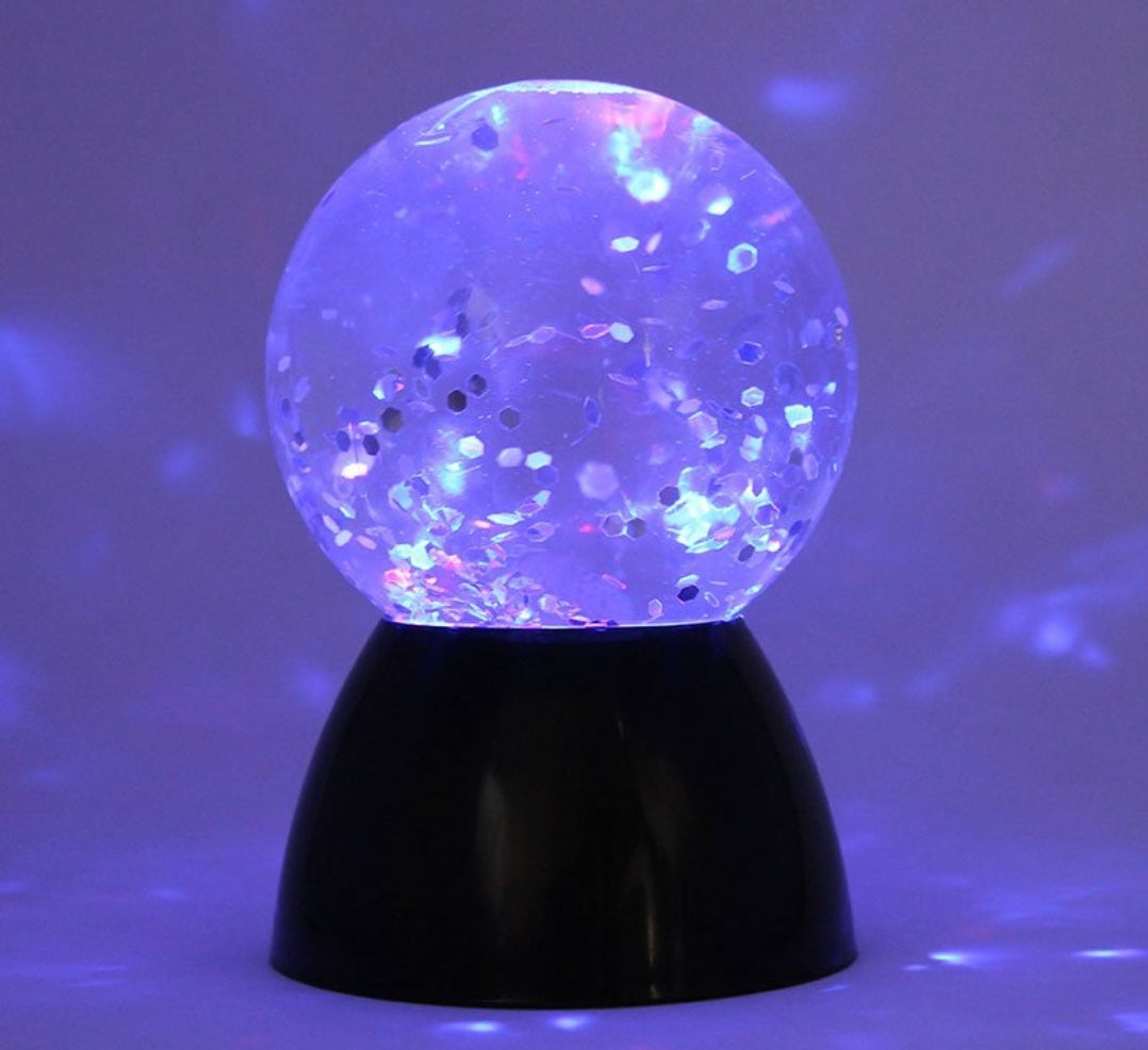 Sensory Glitter Waterball Light