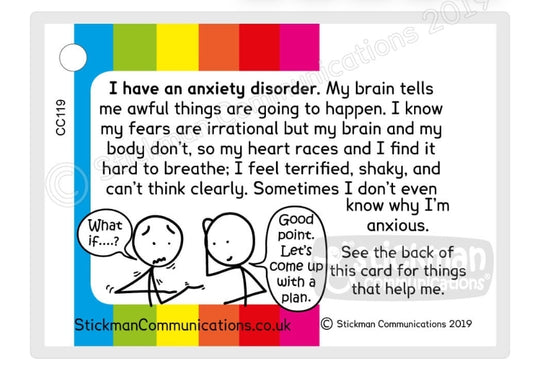 Anxiety card