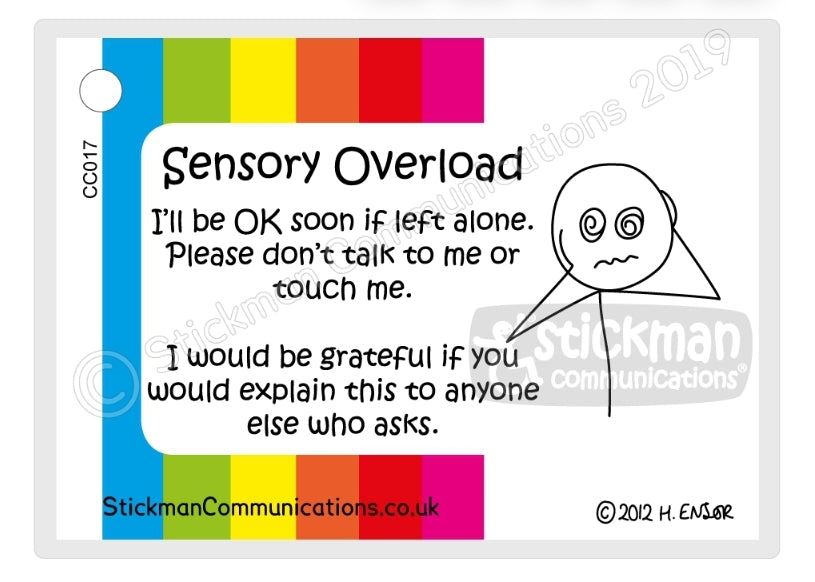Sensory Overload card