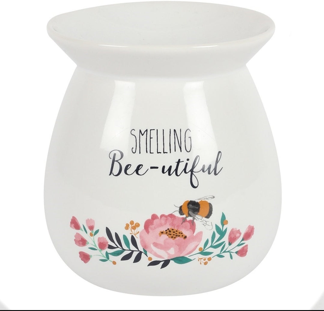 LARGE SMELLING BEE-UTIFUL WAX MELT BURNER GIFT SET