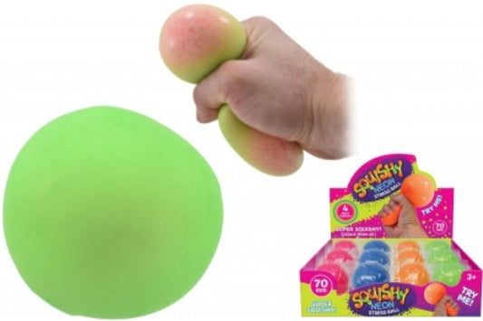 7cm Neon Squishy Stress Ball