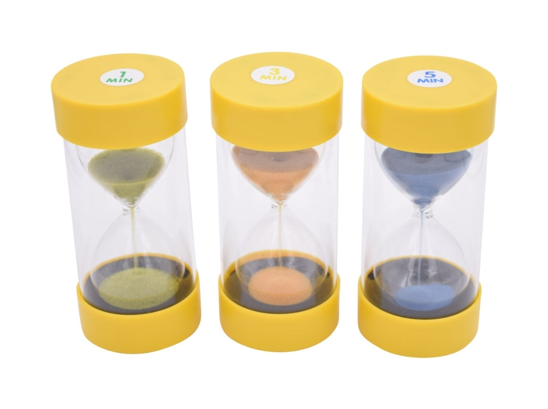 Ballotini Sand Timer – Set Includes 1, 3 and 5 Min. Timer