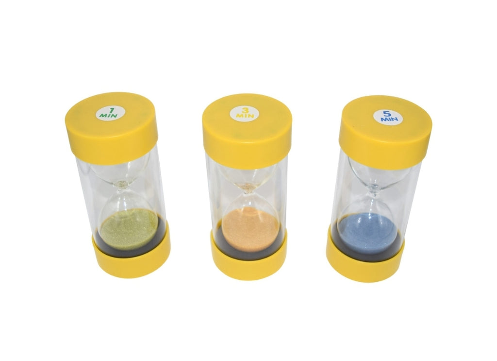 Ballotini Sand Timer – Set Includes 1, 3 and 5 Min. Timer