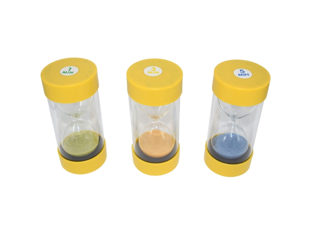 Ballotini Sand Timer – Set Includes 1, 3 and 5 Min. Timer