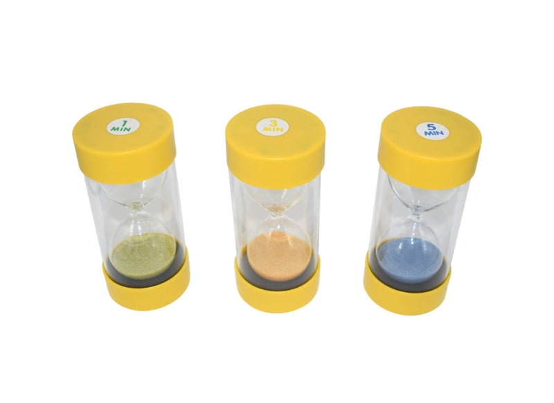 Ballotini Sand Timer – Set Includes 1, 3 and 5 Min. Timer