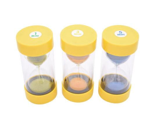 Ballotini Sand Timer – Set Includes 1, 3 and 5 Min. Timer