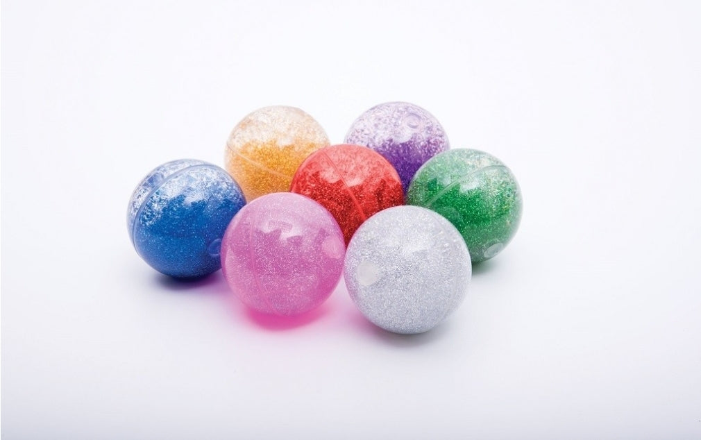 Sensory Rainbow Glitter Balls