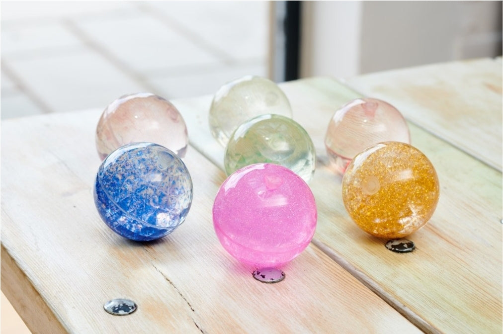 Sensory Rainbow Glitter Balls