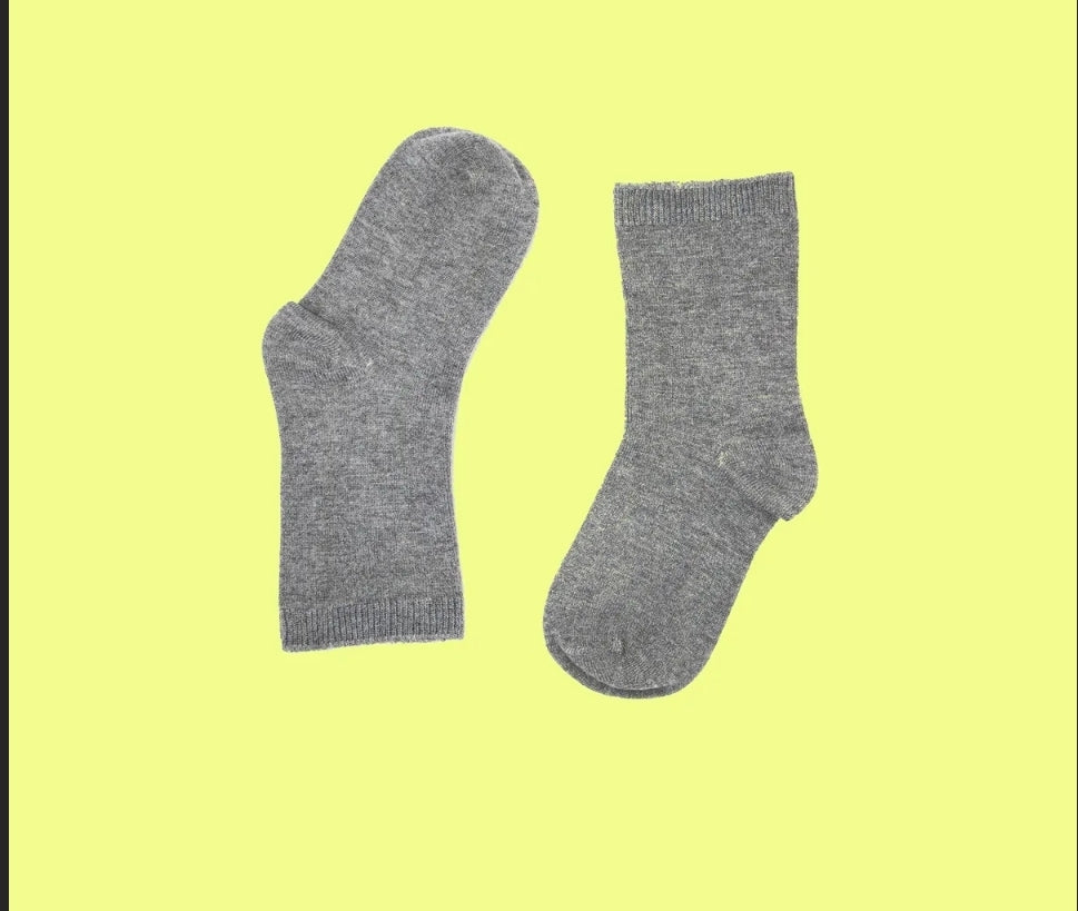 Grey Seamless Bamboo Socks City of Clouds