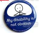 My disability is not obvious badge
