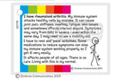 Rheumatoid Arthritis Card