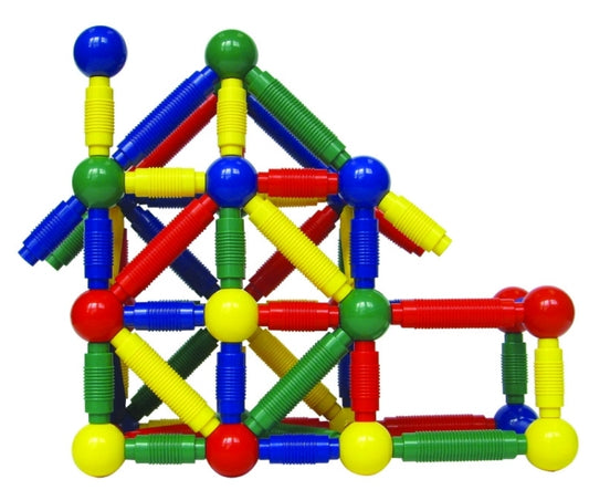 72pcs Magnetic Construction Set Large Chunky Pieces Creativity Educational Children’s Sensory Toy