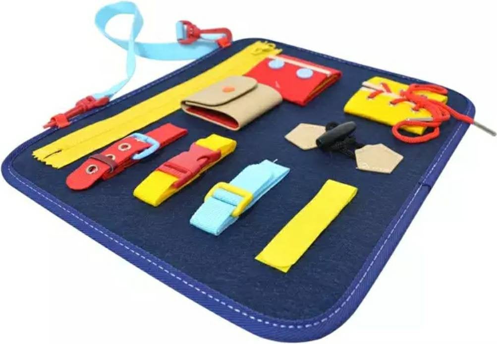 Busy Board-Colourful Activity Sensory Play-Stimulate motor skills, learning and fun-Educational Toy-Dementia Fidget