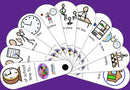 School Fans 4 Pack Mixed Set-4 pack of communication fans to aid children at school.