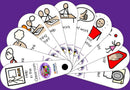 School Fans 4 Pack Mixed Set-4 pack of communication fans to aid children at school.