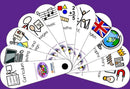School Fans 4 Pack Mixed Set-4 pack of communication fans to aid children at school.